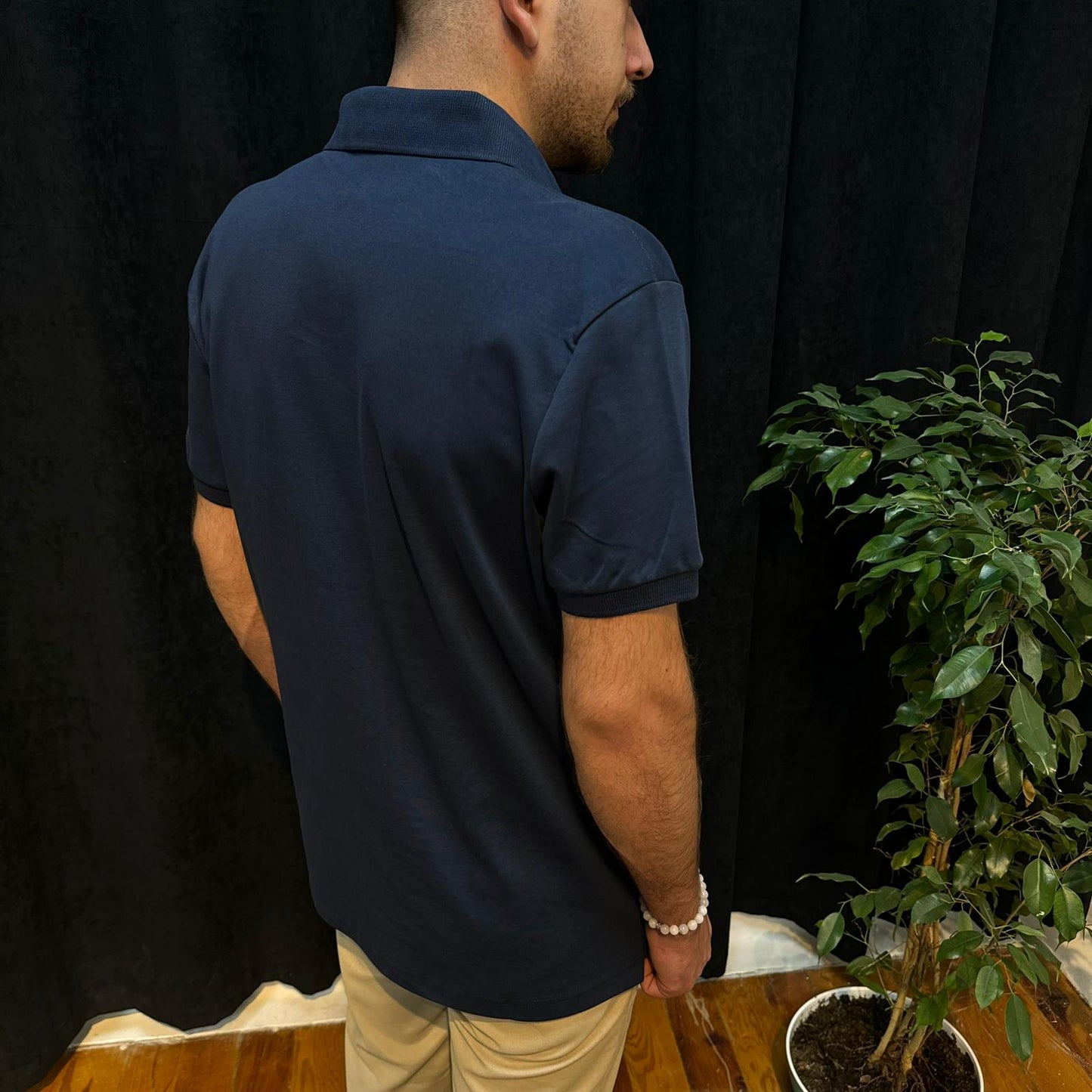 Premium Polo Yaka Tişört Lacivert