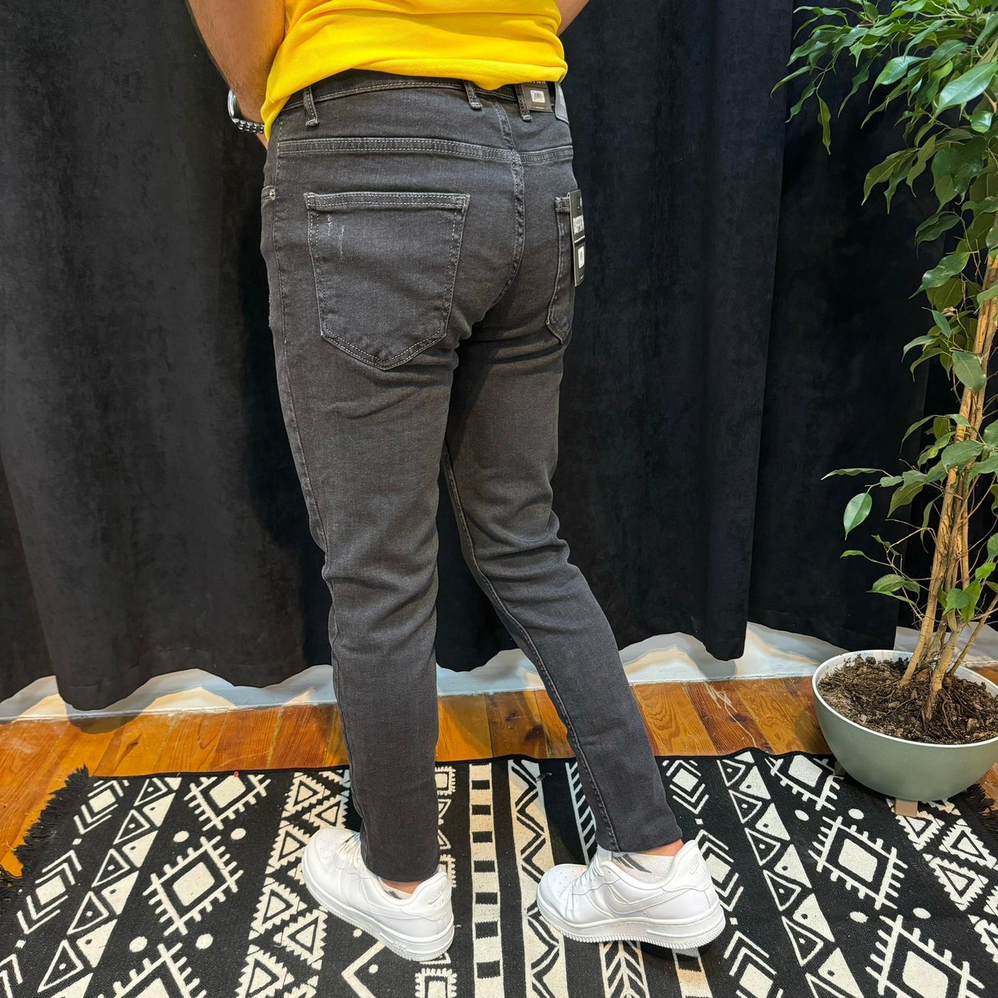 Premium Kot Pantolon Koyu Gri