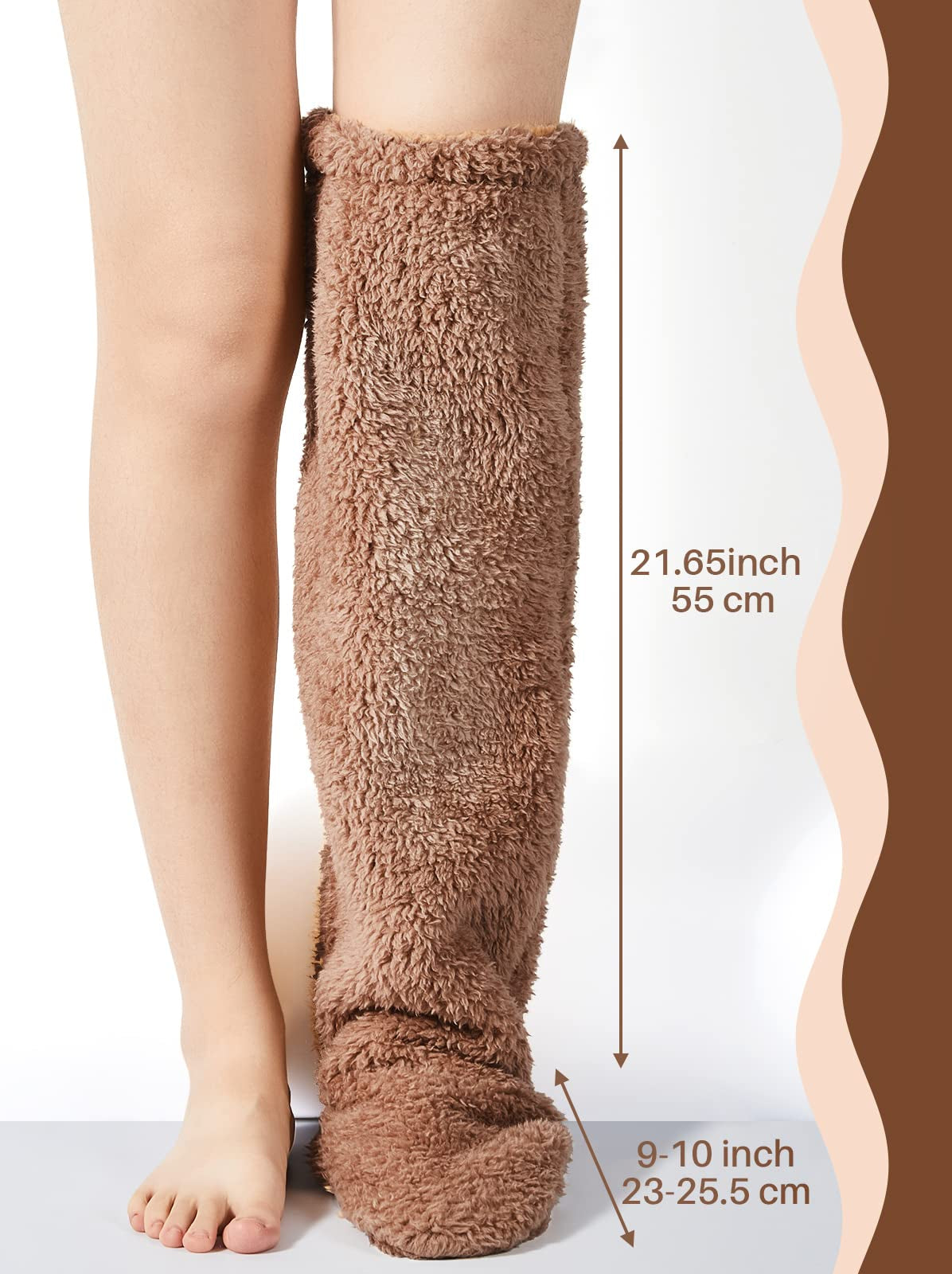 Peluş Dizüstü Çorap