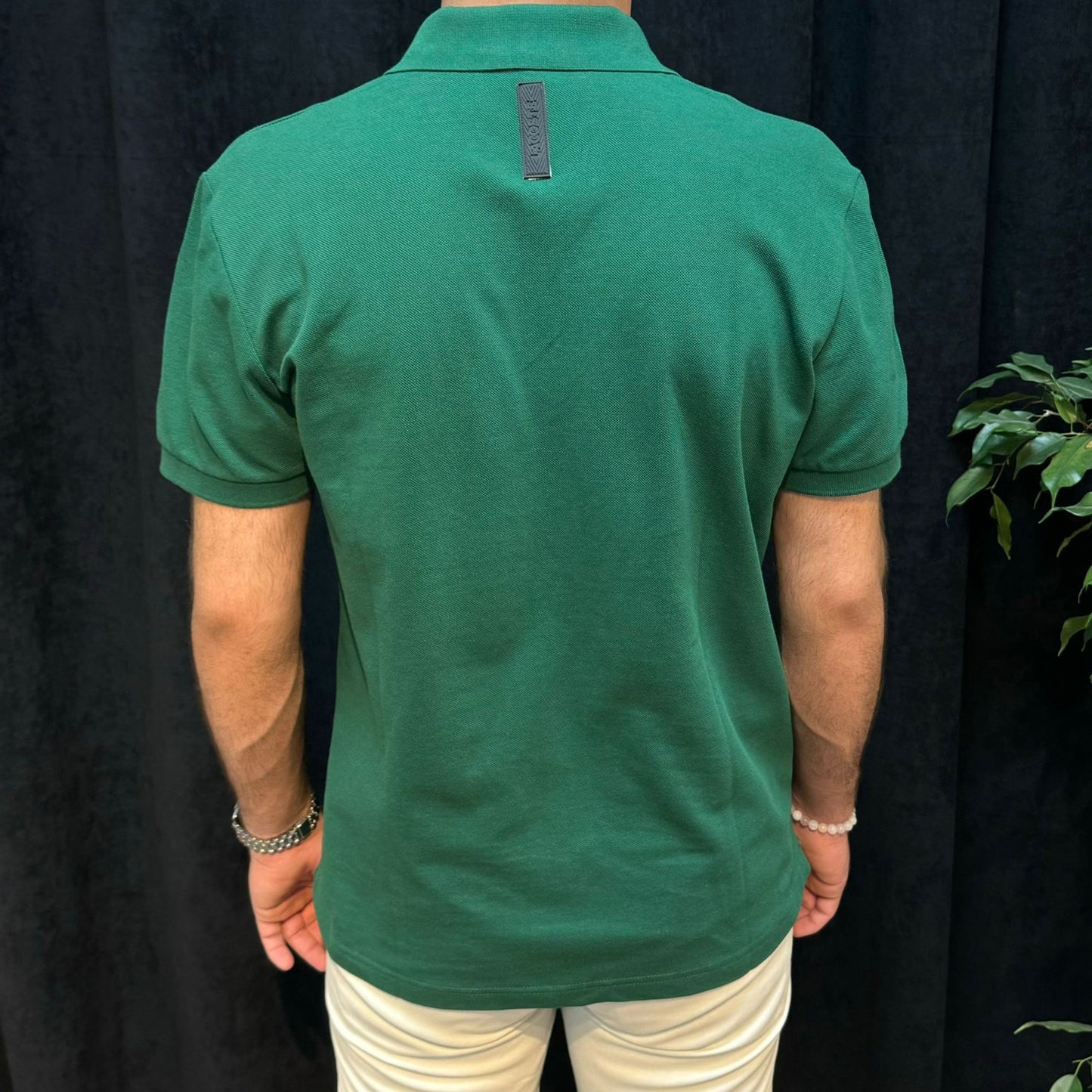 LC Premium Fermuarlı Polo Yaka Tişört Yeşil