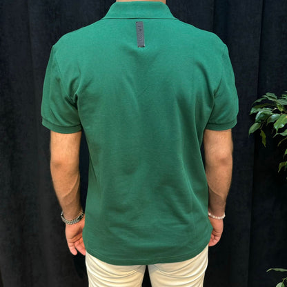 LC Premium Fermuarlı Polo Yaka Tişört Yeşil