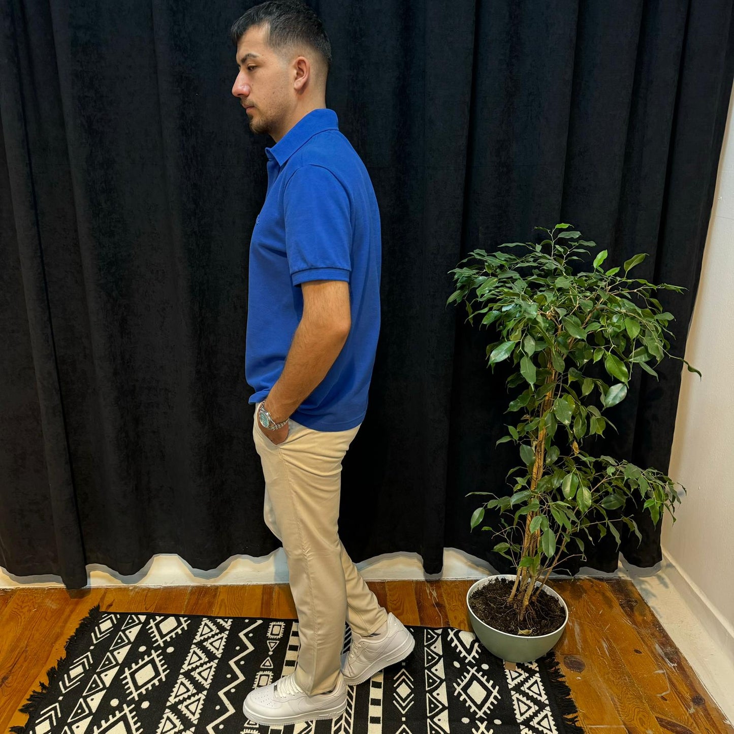 LC Premium Polo Yaka Tişört Mavi