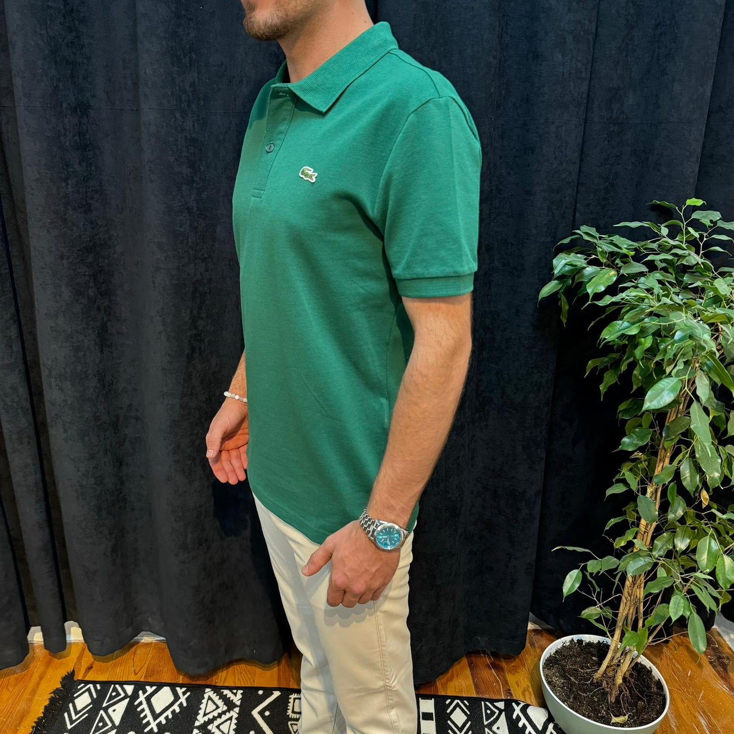 LC Premium Polo Yaka Tişört Yeşil