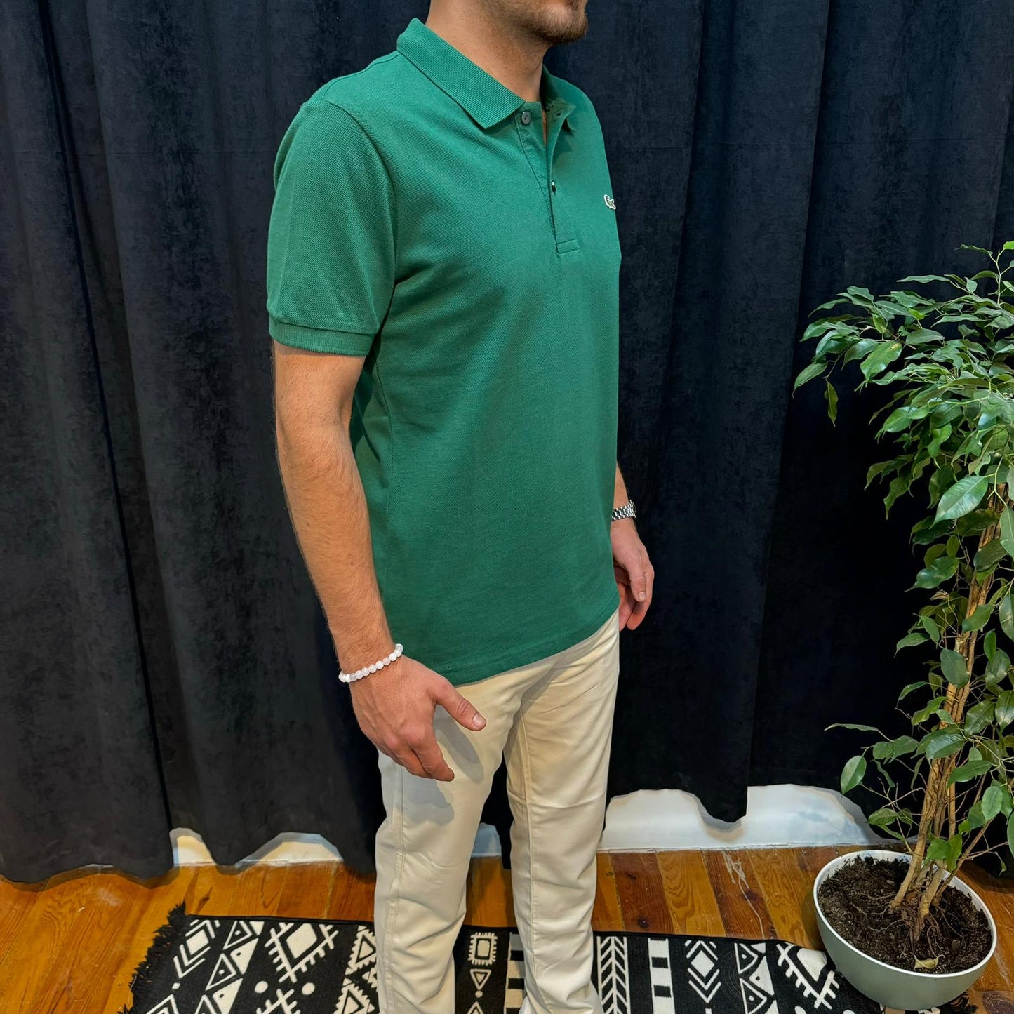 LC Premium Polo Yaka Tişört Yeşil