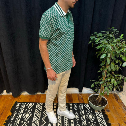 GG Premium Polo Yaka Tişört Yeşil