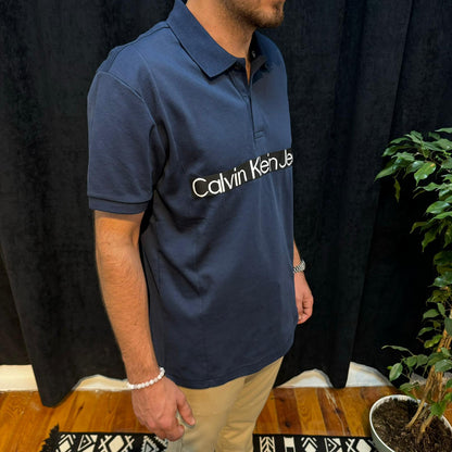 CK Premium Polo Yaka Tişört Lacivert