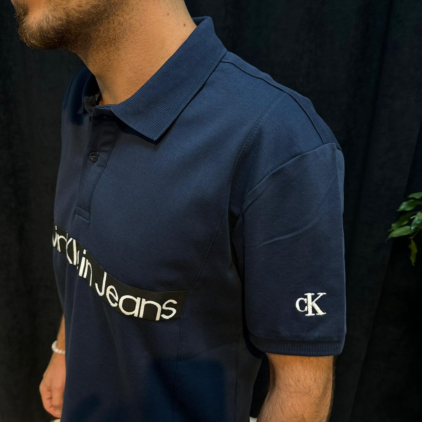 CK Premium Polo Yaka Tişört Lacivert