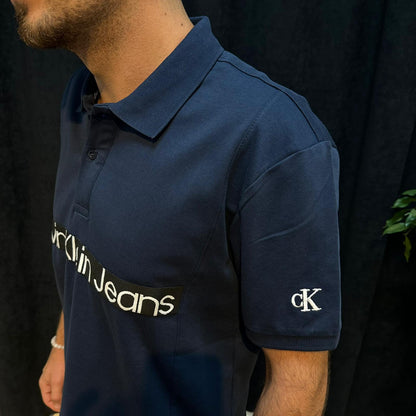 CK Premium Polo Yaka Tişört Lacivert