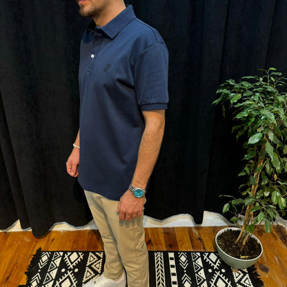 Premium Polo Yaka Tişört Lacivert