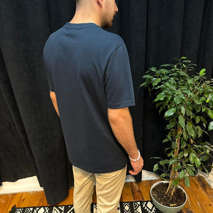 Premium Bisiklet Yaka Tişört Lacivert