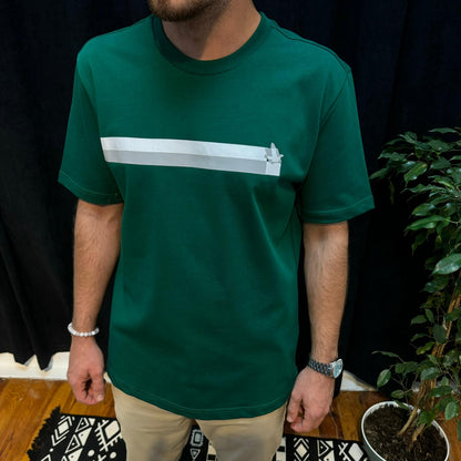 Premium Bisiklet Yaka Tişört Yeşil