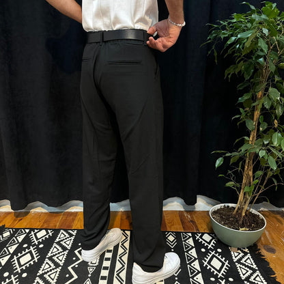 Premium Kumaş Jagger Pantolon Siyah