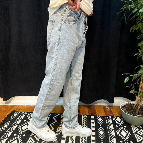 Premium Kot Pantolon Buz Mavi