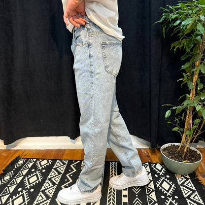 Premium Kot Pantolon Buz Mavi