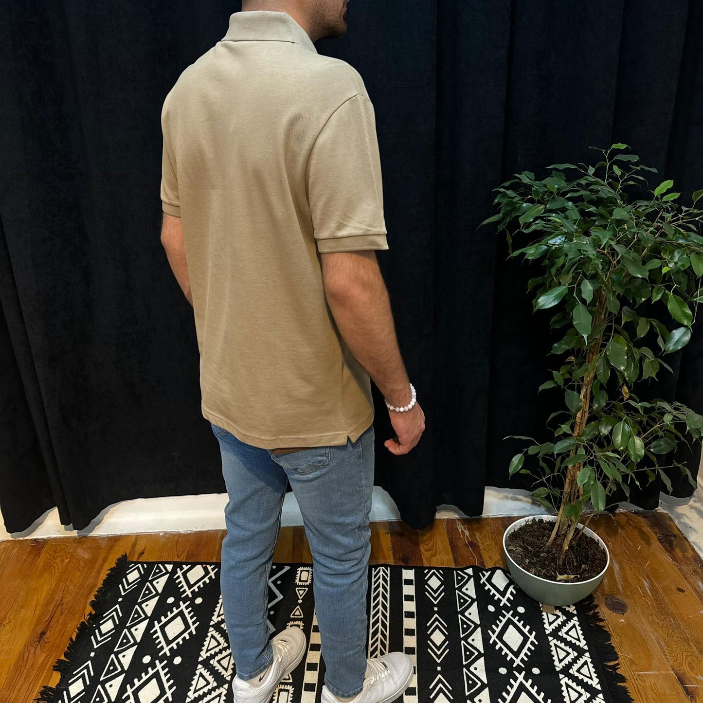 LC Premium Polo Yaka Tişört Bej