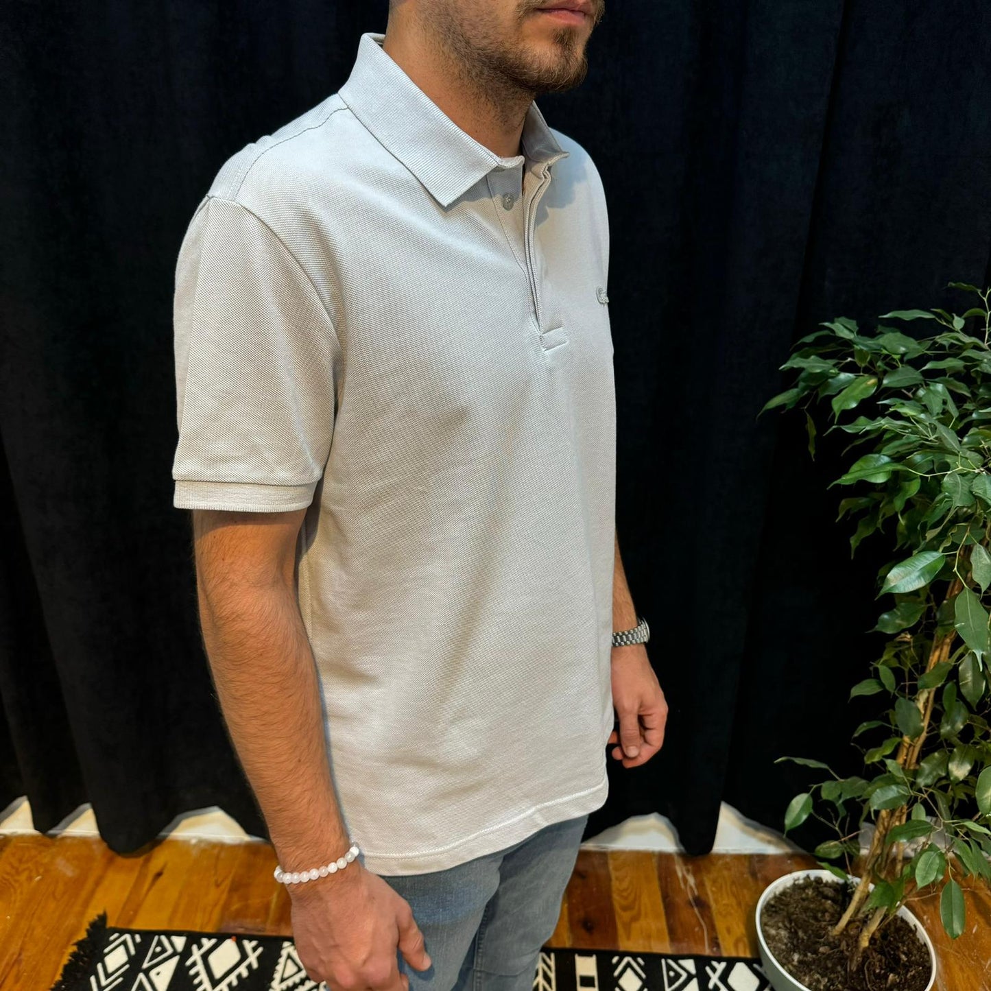 LC Premium Polo Yaka Tişört Gri