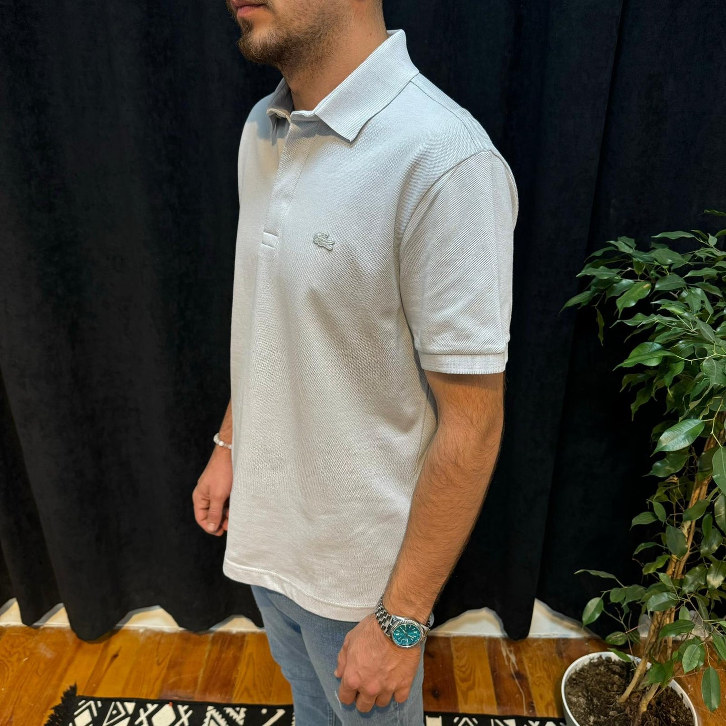 LC Premium Polo Yaka Tişört Gri