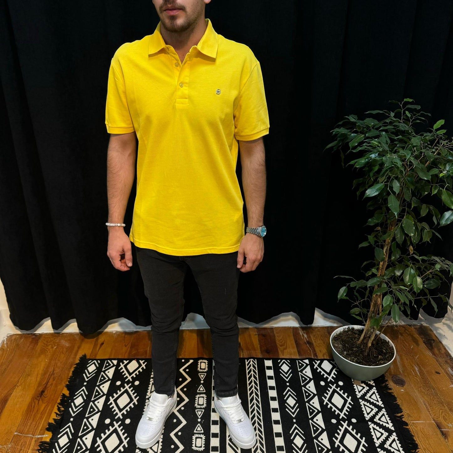 LC Premium Polo Yaka Tişört Sarı