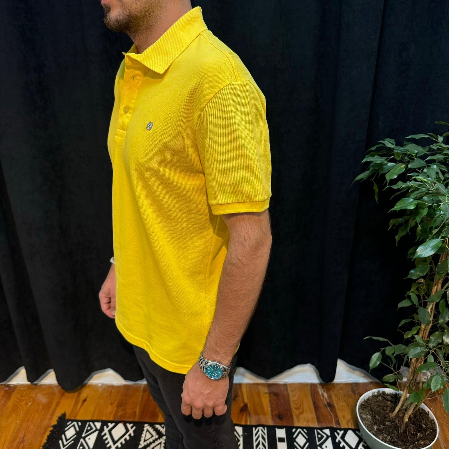 LC Premium Polo Yaka Tişört Sarı