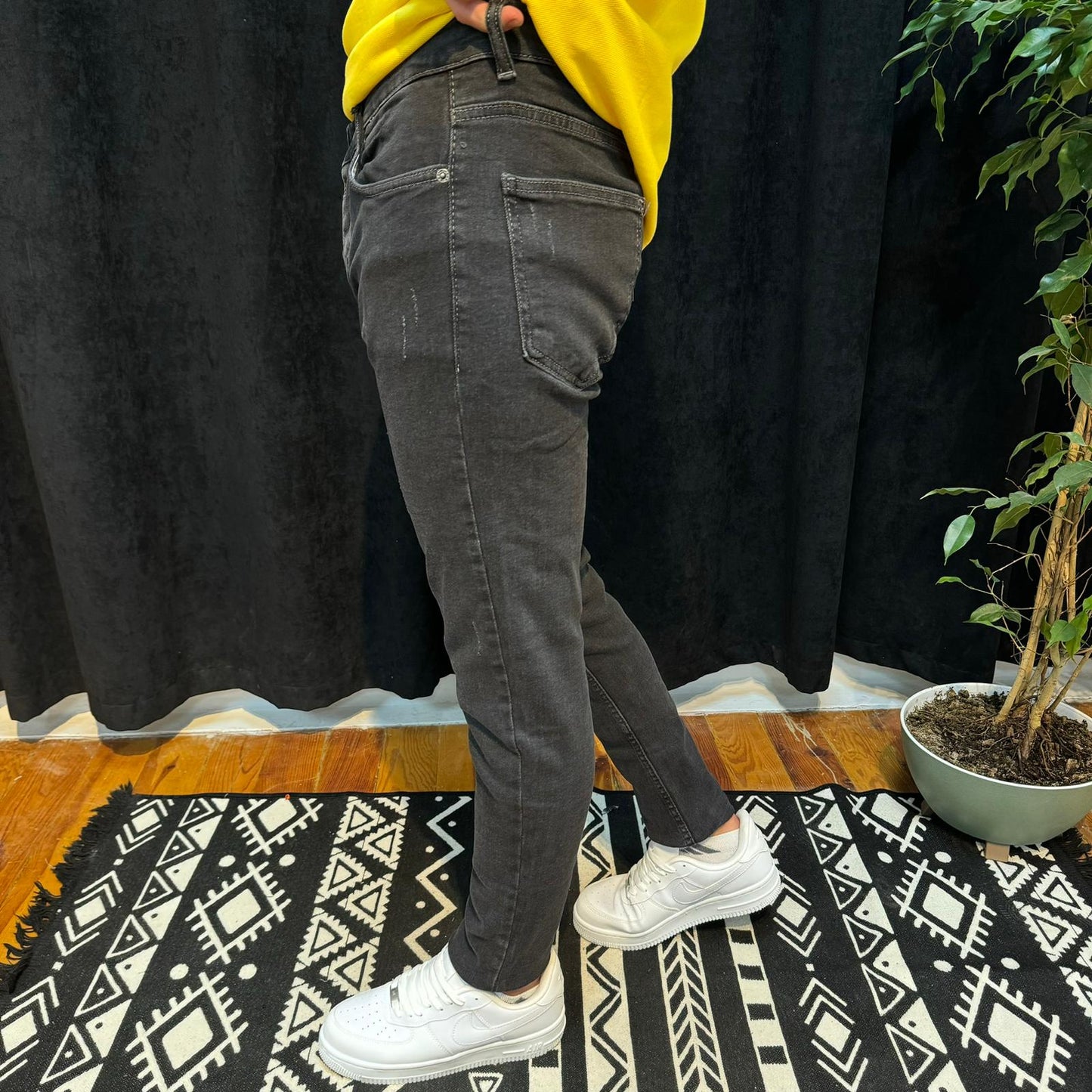 Premium Kot Pantolon Koyu Gri