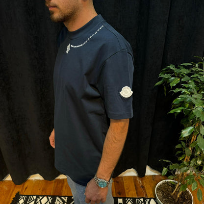 Premium Bisiklet Yaka Tişört Lacivert