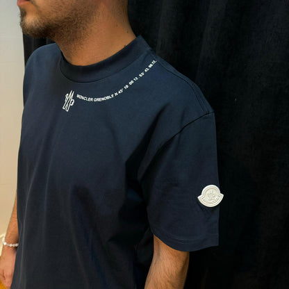 Premium Bisiklet Yaka Tişört Lacivert