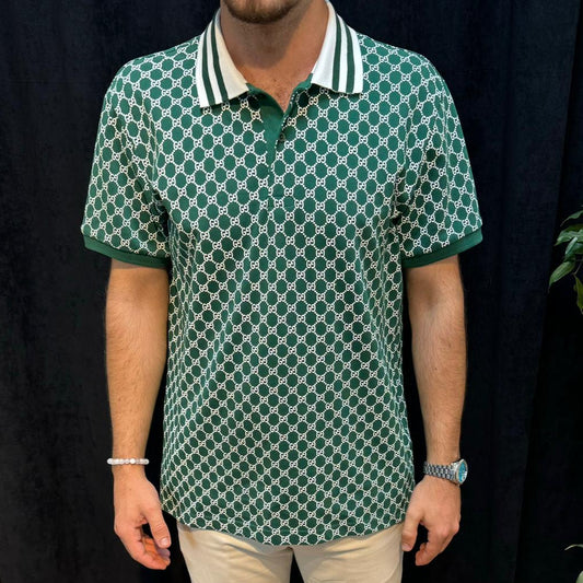 GG Premium Polo Yaka Tişört Yeşil