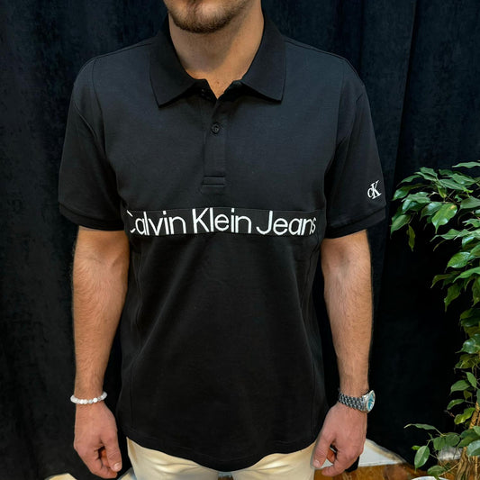 CK Premium Polo Yaka Tişört Siyah