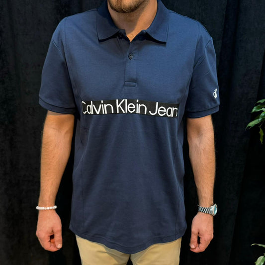 CK Premium Polo Yaka Tişört Lacivert