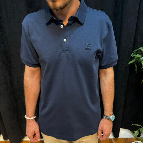 Premium Polo Yaka Tişört Lacivert